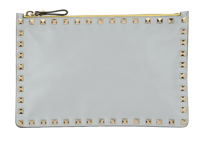 Valentino Rockstud Zip Pouch, front view